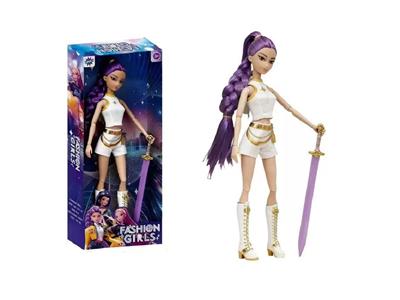 K-POP 猎魔女团动画版11.5寸12关节实身Rumi鲁米打歌芭比带武器 - OBL10484601