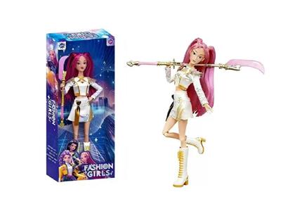 K-POP 猎魔女团动画版11.5寸12关节实身Rumi鲁米打歌芭比带武器 - OBL10484602