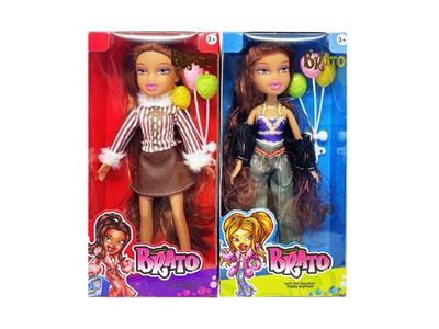 BRATZ 夏天系列10寸大脚大腿实身大头贝兹娃娃带气球 - OBL10485052