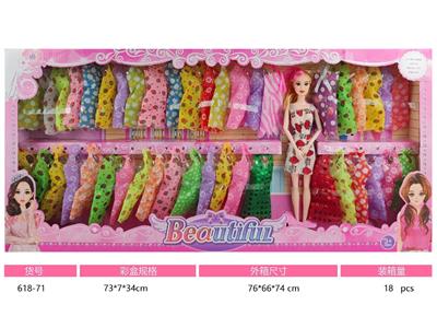 11寸实身九关节大腿芭比娃娃 - OBL10485528