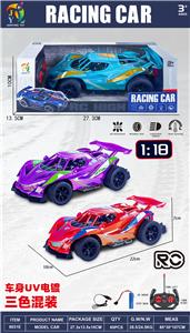 1:18四通遥控骨架车
车身UV电镀 
3色混装 带灯光 - OBL10486983