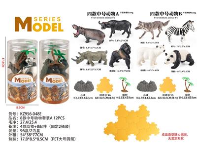 8款中号动物套装A 12PCS - OBL10487843