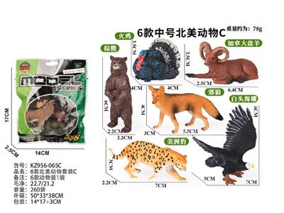6款北美动物套装C - OBL10487877