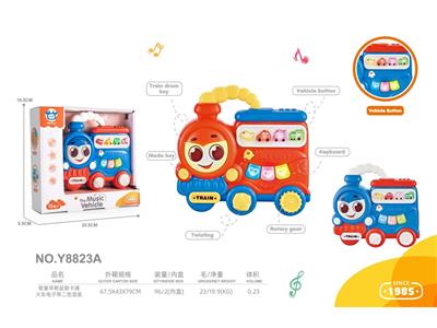 婴童早教益智卡通火车电子琴玩具
二色混装 - OBL10488169