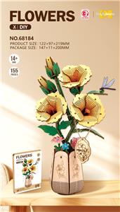 3D木质拼图花束系列 - OBL10488808