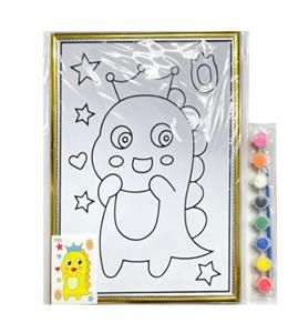 配8色颜料31*40CM泡沫板 - OBL10491637