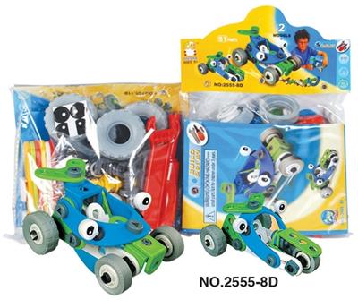 Self equipped puzzle building block concept car - OBL352707