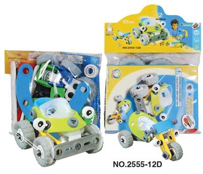 Self equipped puzzle building block concept car - OBL352710