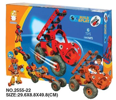 Self equipped puzzle building block concept car - OBL352728