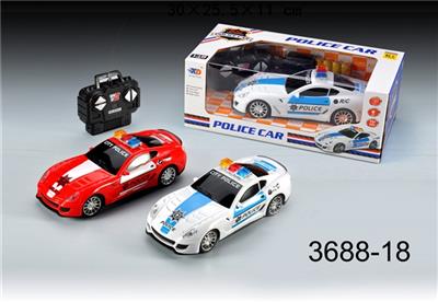 Four way remote control police car - OBL521451
