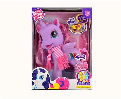 Elf horse (lights, music, horse barking) - OBL531384