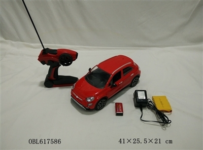 And Fiat 500 x (Fiat 500 x authorized remote control car) 2.4 G - OBL617586