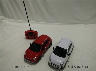 1:18 Fiat 500 x (Fiat 500 x authorized remote control car) 27 m - OBL617587