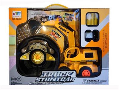 Steering wheel remote control stunt engineering vehicle - OBL619266