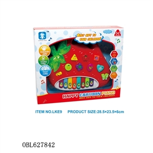 Multifunctional learning piano music strawberry - OBL627842