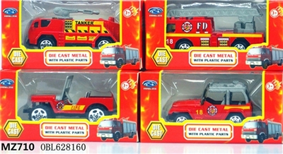 1:64合金消防车 - OBL628160