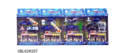 Slide the police suit (alloy) - OBL628207