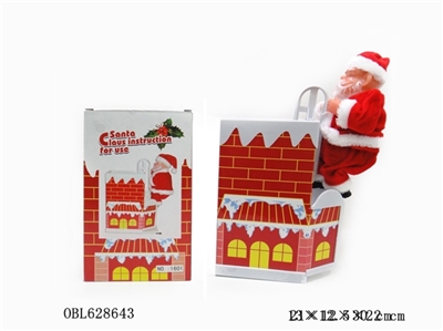 Electric climbed smokestacks Santa Claus - OBL628643