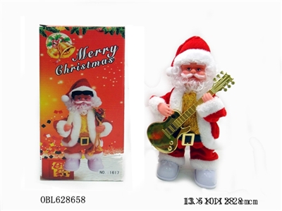 Electric guitar not move Santa Claus - OBL628658