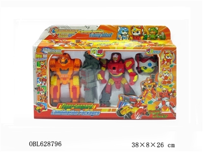 Two deformation combiners, conventional cartoon animals - OBL628796