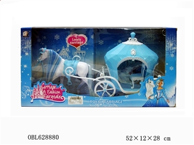 Snow and ice crown colors carriage - OBL628880