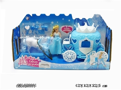 Snow and ice crown colors carriage - OBL628881
