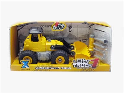 The puzzle is bulldozing truck (48 PCS) - OBL628978