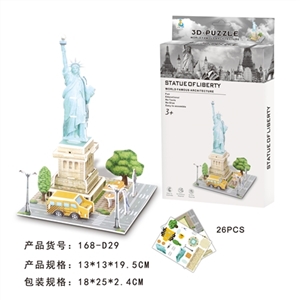 The statue of liberty scene three-dimensional jigsaw puzzle - OBL629576