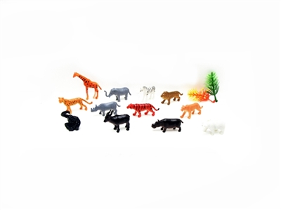 12 pack solid series of wild animals - OBL629686