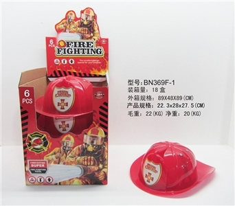 Red fire hat 6 pack - OBL630301