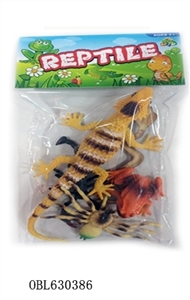 1 lizard 4 reptiles - OBL630386