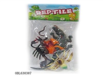 1 lizard 4 reptiles - OBL630387
