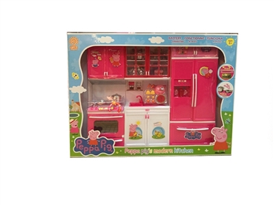 Pink pig triad fashion kitchen combination (light and sound. Package two AAA) - OBL630636