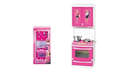 Barbie煤气炉橱柜                       （灯光声音.包电2粒AAA）                 - OBL630638
