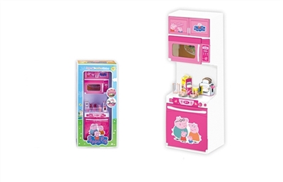 Pink pig microwave cabinet (light and sound. Package three AG13 button) - OBL630641