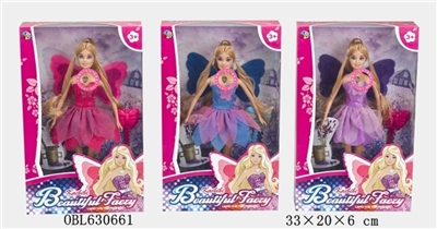 Kabibi butterfly fairy with light wings and butterfly comb - OBL630661