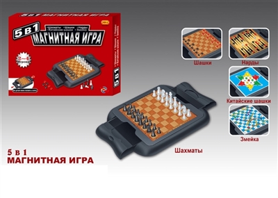 5 in 1 magnetic games (ru) packaging - OBL630849