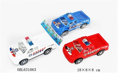 Simulation of inertia ford a police car - OBL631063