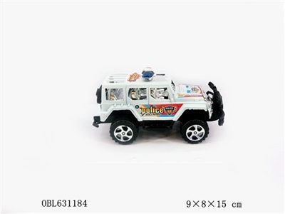 惯性喷漆镀座越野警车 - OBL631184