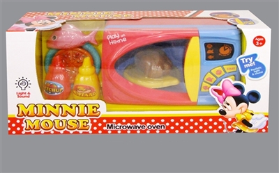 MINNIE MOUSE microwave oven (package electricity. 3 5 battery. With light and sound simulation) - OBL631645