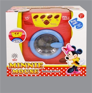 MINNIE MOUSE washing machine (package electricity. 3 2 battery. With light and sound simulation) - OBL631648