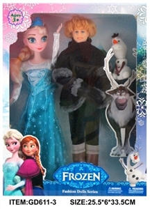 11.5 inches of snow and ice princess and prince - OBL631917