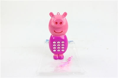 Pink pig cartoon phone - OBL631921