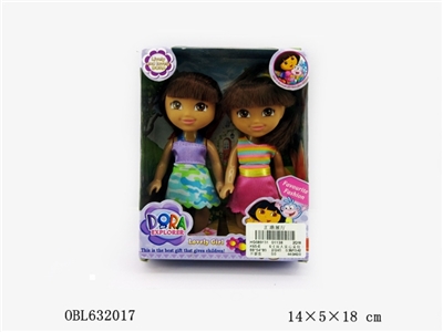 6 inch double solid DORA (2, orange) - OBL632017