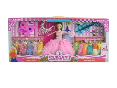 11.5 inch solid body barbie fashion suits - OBL632912