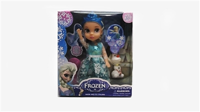 Window box 8.5 inch with the theme music of snow and ice princess (snow treasure no strip light) - OBL633078