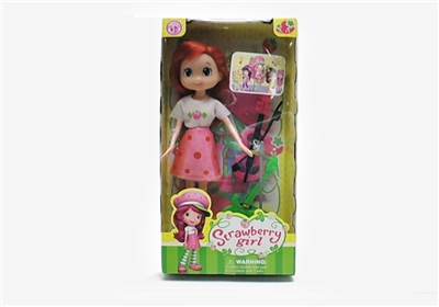 9 inches strawberry princess accessories 4 mixed - OBL633081