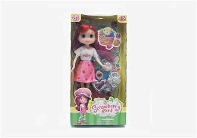 9 inches strawberry princess accessories 4 mixed - OBL633082