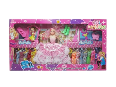 Fashion pattaya pyrene with 15 sets of clothes Small kelly accessories - OBL633322