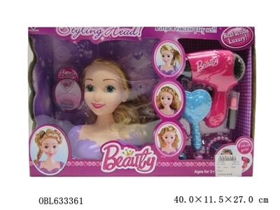 Bust barbie head ornaments - OBL633361